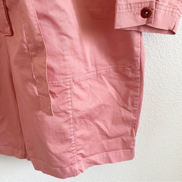 Alex Mill Expedition Short Utility Jumpsuit Romper Pink Dusty Rose NWT - Picture 5 of 8